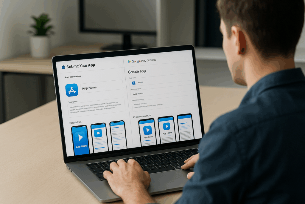 Mobile app launch guide