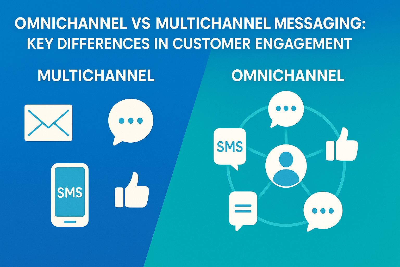 Omnichannel vs multichannel messaging