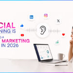 Social listening strategy dashboard showing audience insights and emerging social media trends in 2026