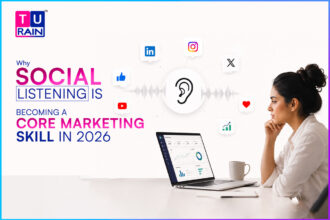 Social listening strategy dashboard showing audience insights and emerging social media trends in 2026