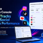 Google search console platform properties for tracking instagram, youtube and x visibility in google search