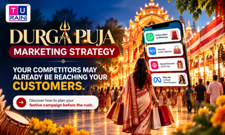 Durga puja marketing strategy using sms rcs whatsapp and digital marketing