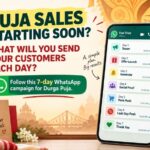 7-day whatsapp campaign for durga puja for local shops